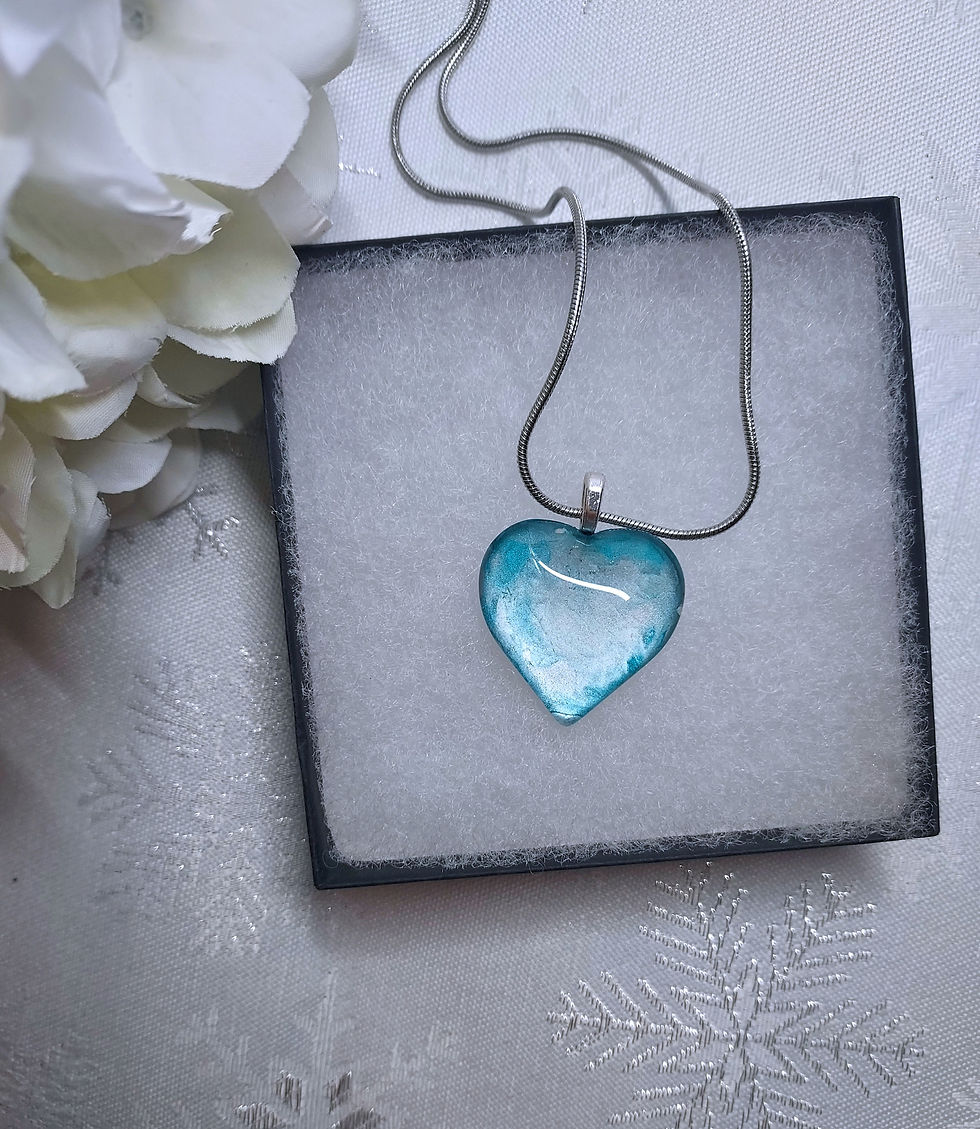 Thumbnail: Everything - Hand Painted Glass Pendant and Necklace
