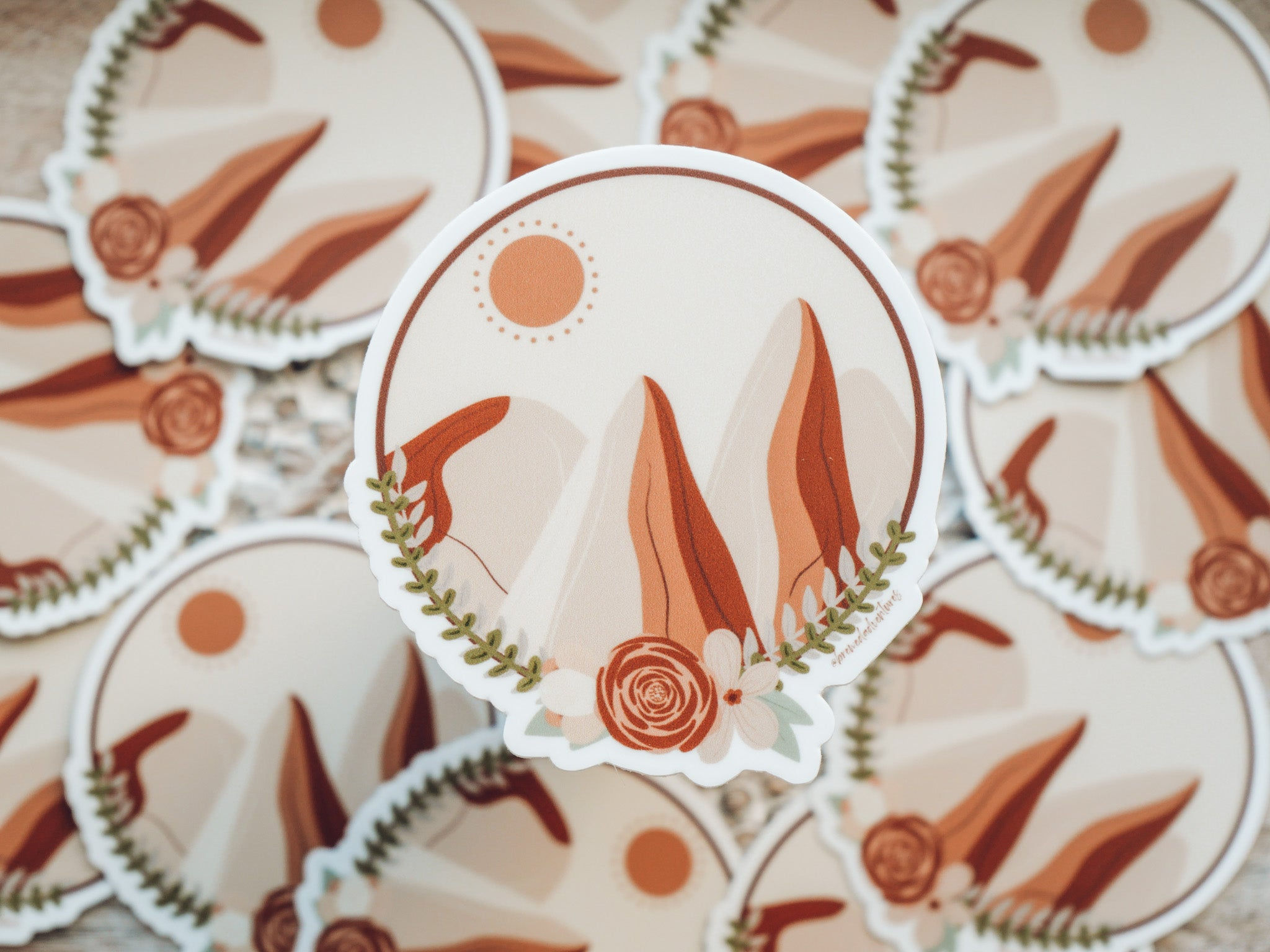 Mountain Range Sticker