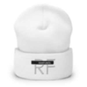RawFunds Legacy White Logo Cuffed Beanie