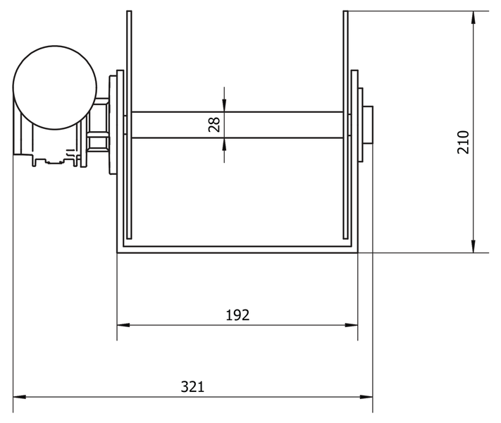 Thumbnail: SAVWINCH 880SS Drum Anchor Winch