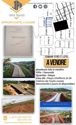 TERRAIN À VENDRE À MEYO