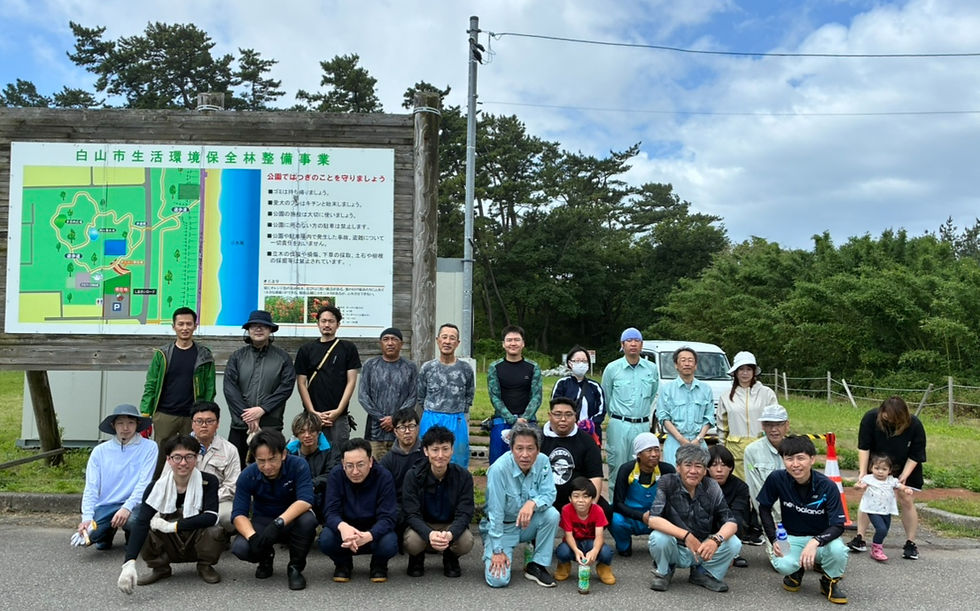 「ロードマネージメントの森づくり」八田農村公園・おにゆり群生地の草刈り R8.6.21