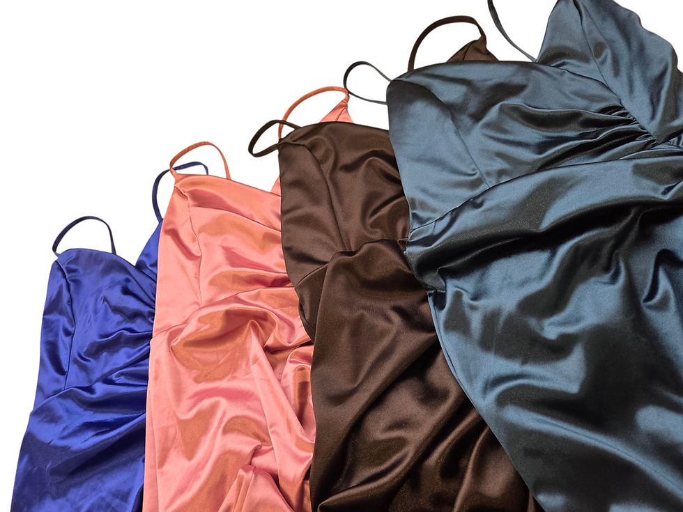 Miniatura: Vestido cruzado saten 301