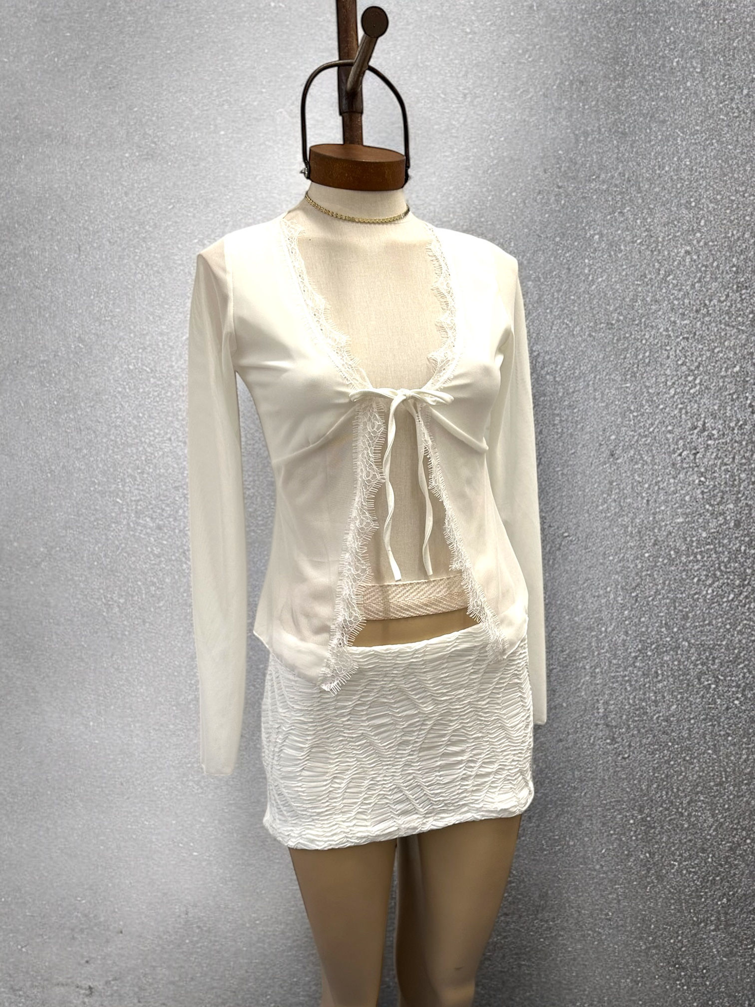 Top cloe tul  puntilla 171