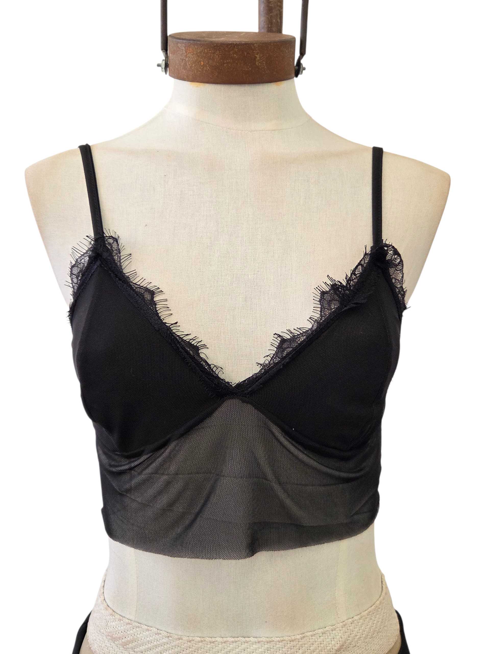 Top andrea tul encaje 1065