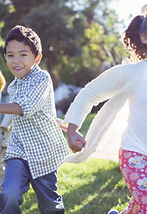 les enfants entrain de jouer