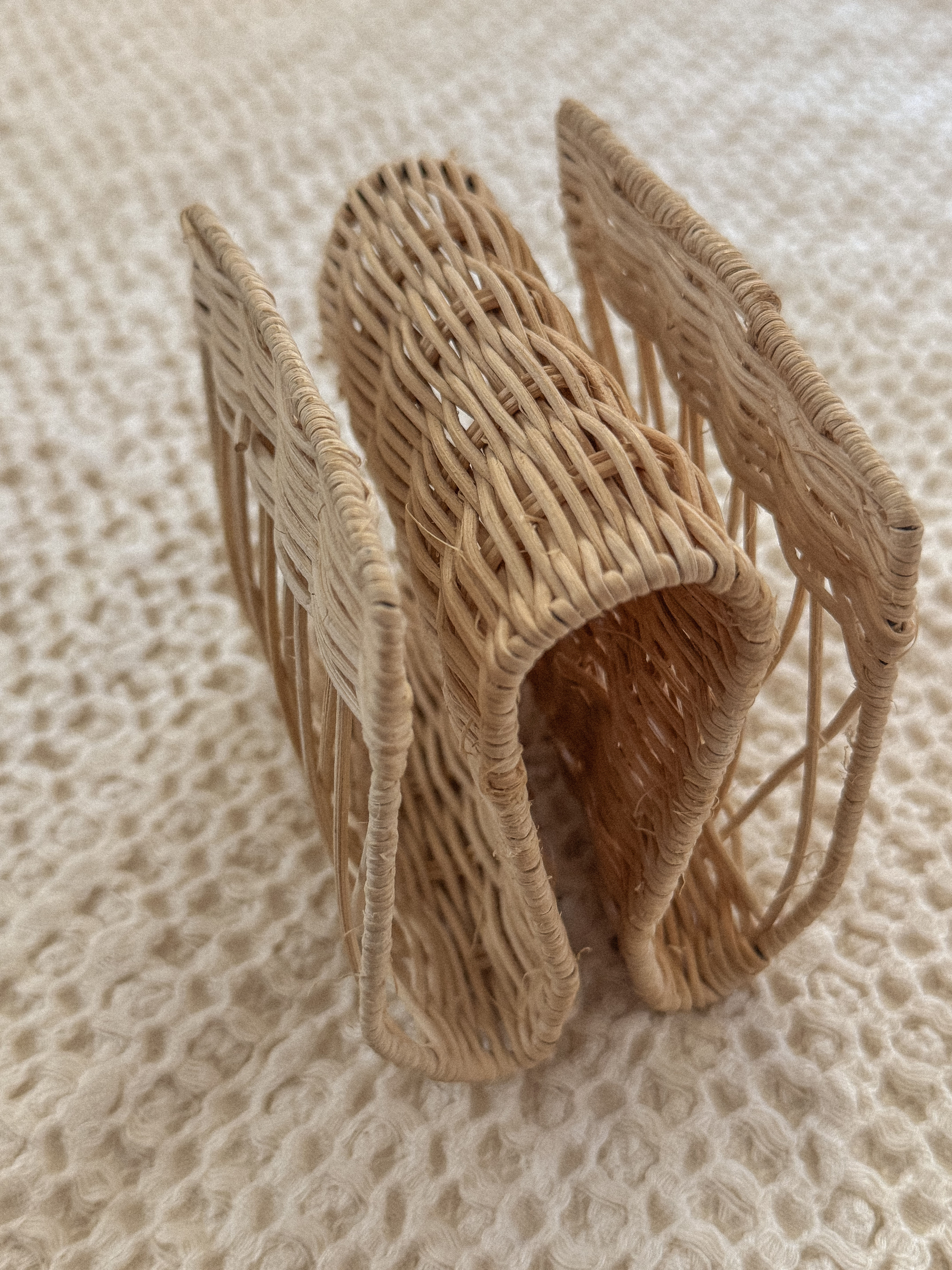 wicker napkin holder