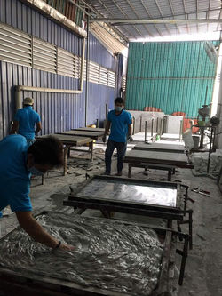 Workers at work