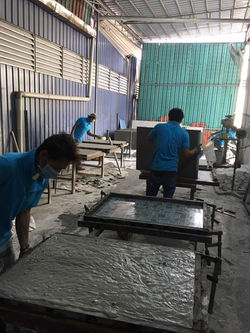 Workers at work