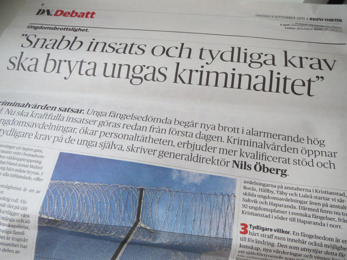 Prisons in the Swedish Papers