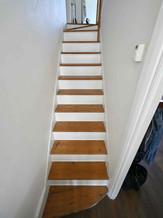 Croydon house, painting project - stairs