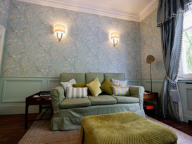 Surrey flat, living room