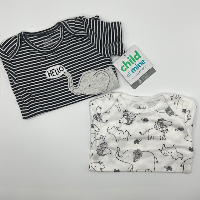 Thumbnail: 3-Pack Baby Bodysuit Set 3M