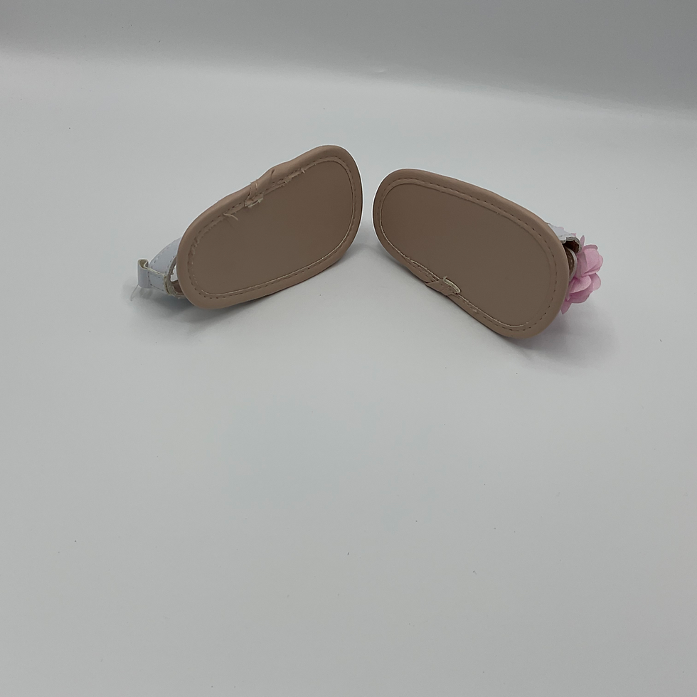 Thumbnail: Baby Girl White Gladiator Sandals 3-6M