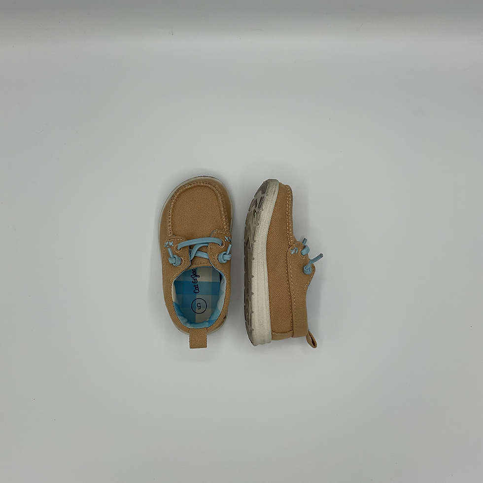 Thumbnail: Cat & Jack Canvas Boat Shoes  Toddler Size 5
