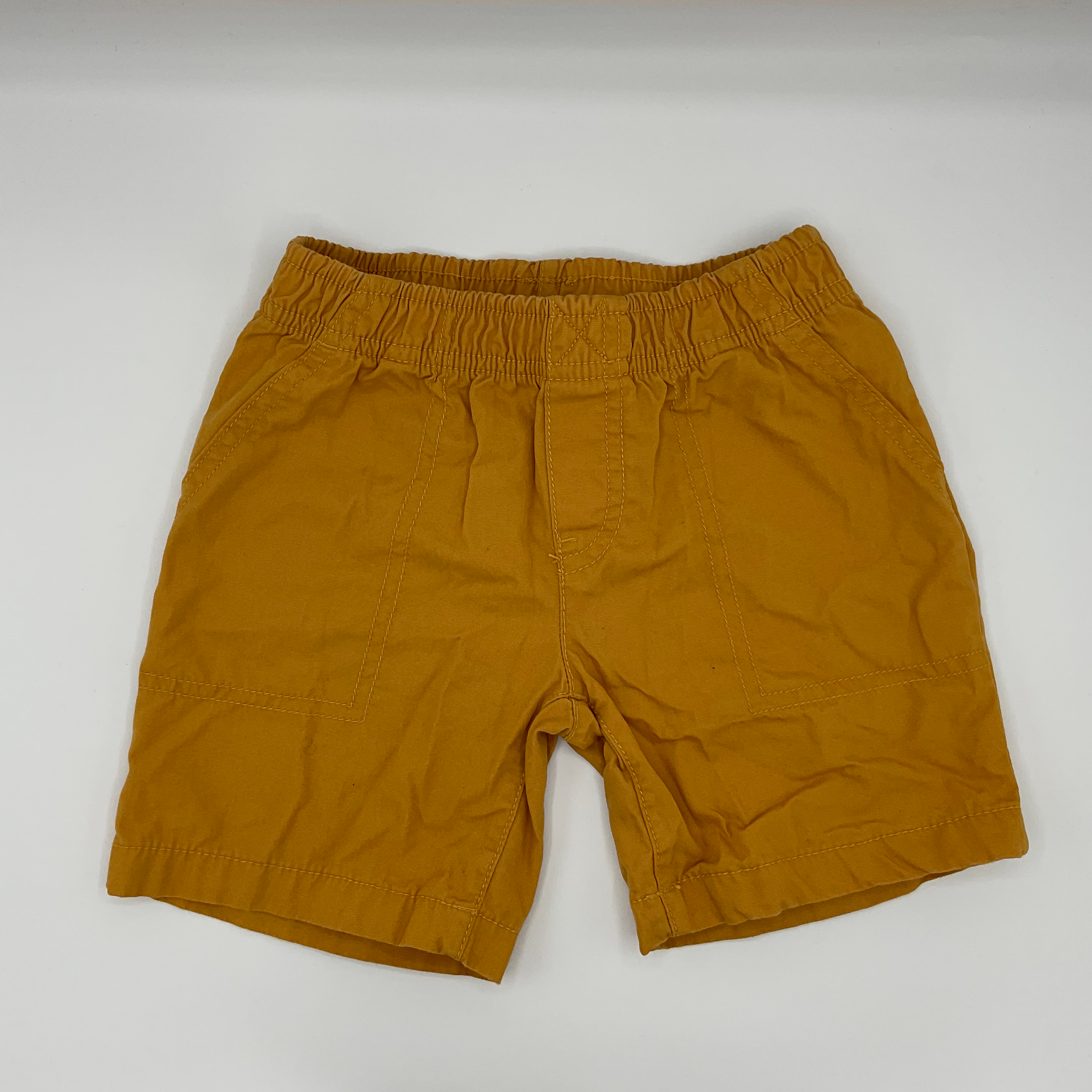 Mustard Yellow Pull-On Shorts 3T