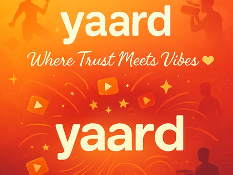 🎉 Welcome to Yaard — Where Trust Meets Vibes