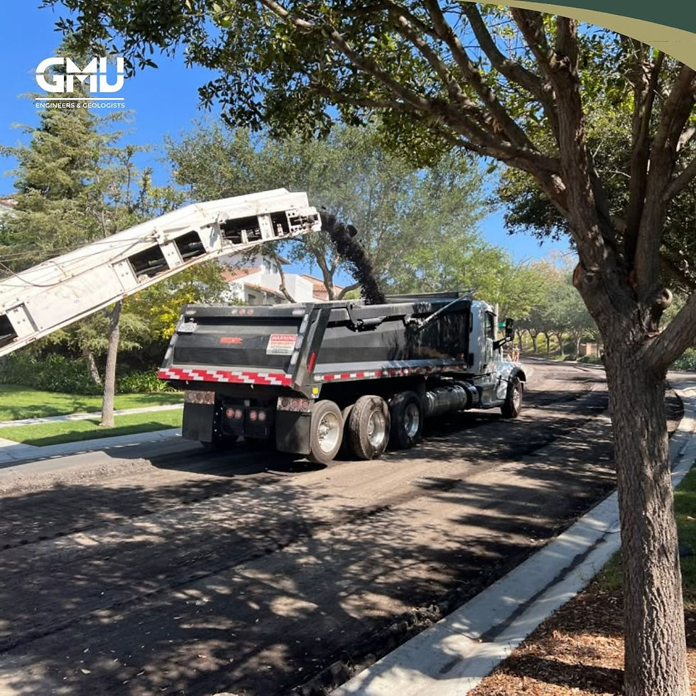 GMU asphalt engineering team in Covenant Hills