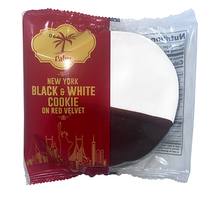 Red Velvet Black & White cookie
