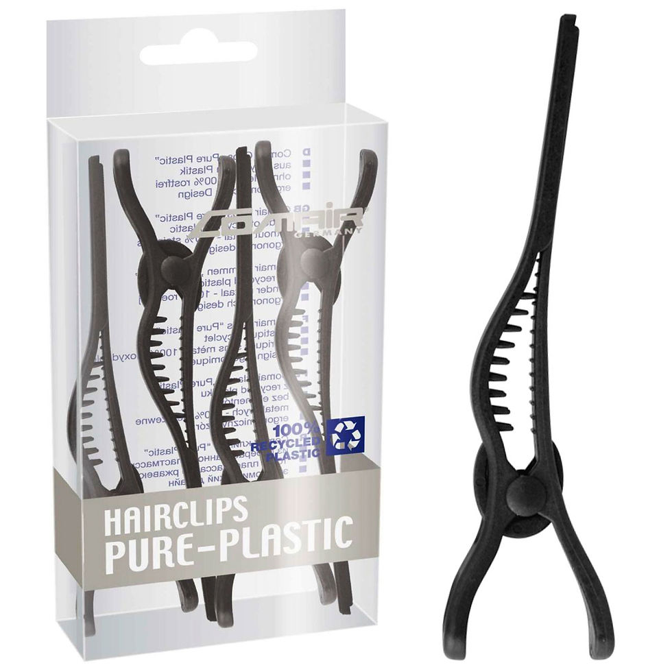 Comair Germany hiusklipsit Pure Plastic 4 kpl