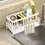 Thumbnail: Kitchen Sponge Rack Drain Water Place Dish Soap Organize Rags Multi Functional L