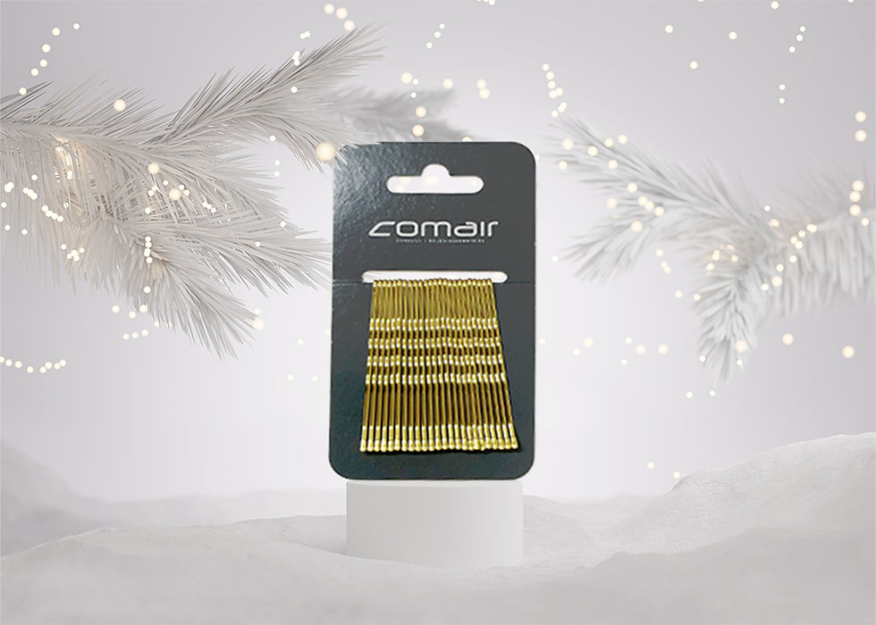 Pikkukuva: Comair kulta hiuspinnit 5,9 cm 24 kpl