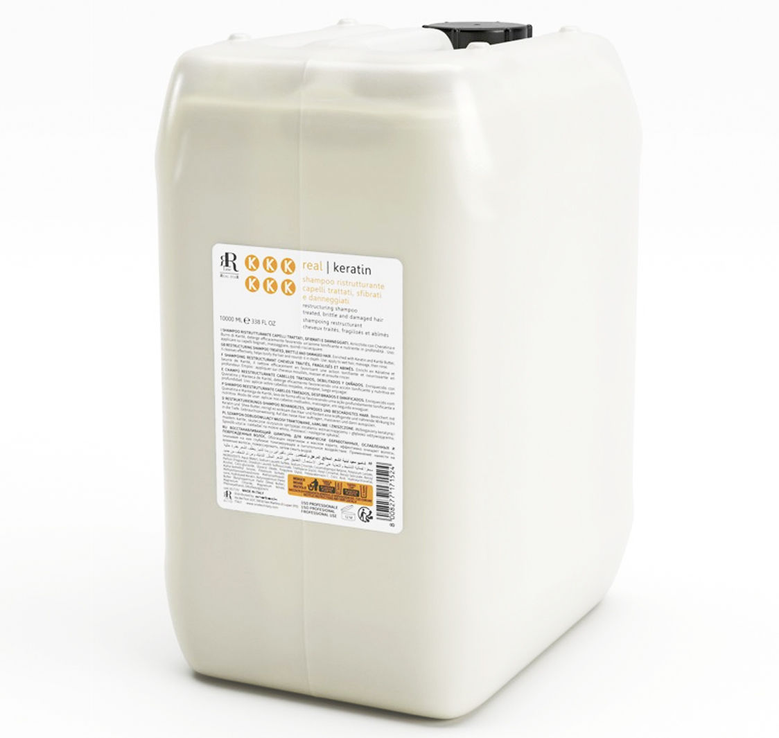 RR Real Star Keratin shampoo 10 litran kanisteri
