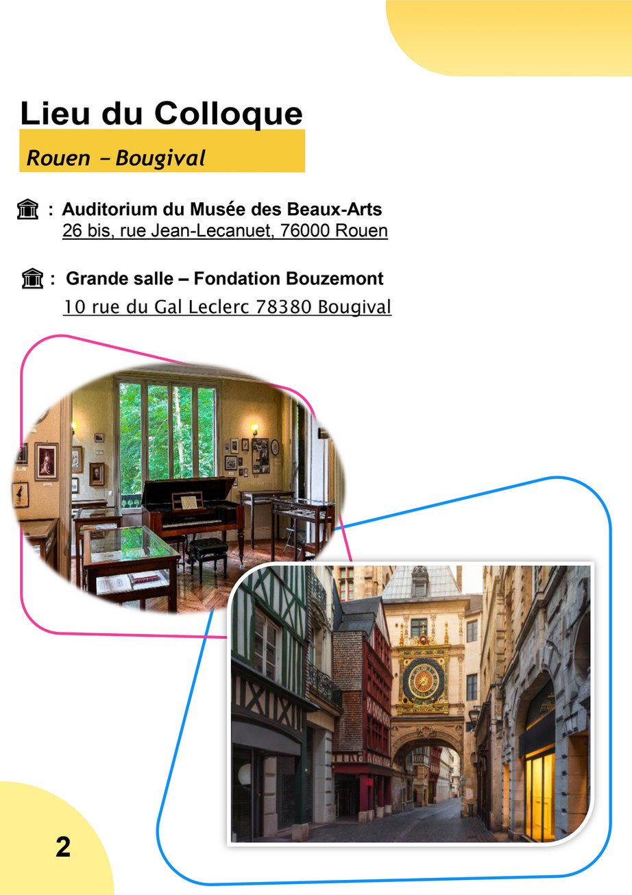 Du 19 au 11 avril à Rouen et à Bougival    Organisé par   l'ATVM - Les amis de Flaubert et Maupassant  La société Mérimée - La société littéraire des amis d'Émile Zola  Le centre Ivan Touguéniev de l'UMONS  La ville de Bougival