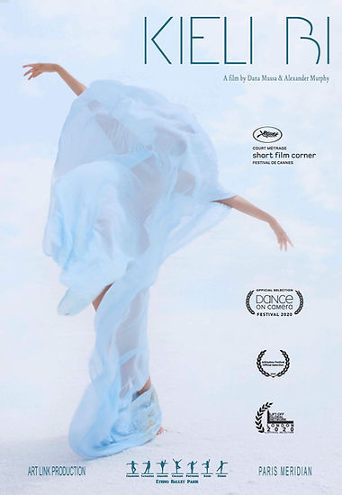 Kieli Bi est un film réalisé par Dana Mussa et Alexander Murphy Produit par Ethno Ballet • 2019 Bande originale de Nicolas Dubut. Chorégraphie : Dana Mussa Festivals : Giallo International Film Festival France 2022 Prix de la meilleure photographie Red Movie Awards Reims France 2021 AK Jayyk Oural Russie 2021 London lift - off Festival Londres UK 2020 Dance On Camera Festival New York USA 2020 Festival de Cannes The New York Time - 2020