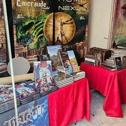 dédicace au coté des Editions Portejoie