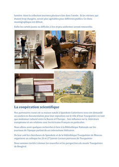MUSÉE EUROPÉEN IVAN TOURGUÉNIEV Vous êtes sur le site officiel de l'Association des Amis d'Ivan Tourguéniev, Pauline Viardot et Maria Malibran qui gère le musée, en partenariat avec la villle de Bougival. DATCHA TOURGUÉNIEV BOUGIVAL Site officiel de l'Association des Amis d'Ivan Tourguéniev (ATVM). L'ATVM est riche de plusieurs centaines d’adhérents, dont une moitié d’habitants de Bougival ou des communes proches, un quart d'anciens adhérents fidèles depuis la création, et une vingtaine de chercheurs et d'universitaires originaires de Russie, d’Europe, d’Amérique du Nord et du Japon. L'ATVM a été créée en 1977 par Alexandre Zviguilsky qui fédère autour de la datcha des personnes de générations et de cultures différentes...