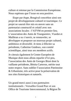 MUSÉE EUROPÉEN IVAN TOURGUÉNIEV Vous êtes sur le site officiel de l'Association des Amis d'Ivan Tourguéniev, Pauline Viardot et Maria Malibran qui gère le musée, en partenariat avec la villle de Bougival. DATCHA TOURGUÉNIEV BOUGIVAL Site officiel de l'Association des Amis d'Ivan Tourguéniev (ATVM). L'ATVM est riche de plusieurs centaines d’adhérents, dont une moitié d’habitants de Bougival ou des communes proches, un quart d'anciens adhérents fidèles depuis la création, et une vingtaine de chercheurs et d'universitaires originaires de Russie, d’Europe, d’Amérique du Nord et du Japon. L'ATVM a été créée en 1977 par Alexandre Zviguilsky qui fédère autour de la datcha des personnes de générations et de cultures différentes...