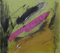 Faca Rosa III, 2020. Oil stick e acrílica s_ tela – Mista. 40x50 cm.webp