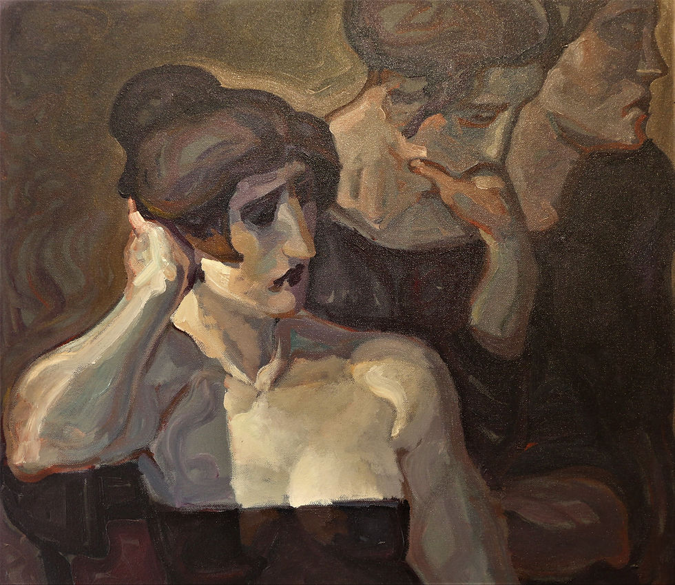 O PALHAÇO SEM GRAÇA - PARIS 1991- 0,60 x 0,73 - OLEO SOBRE TELA.jpg