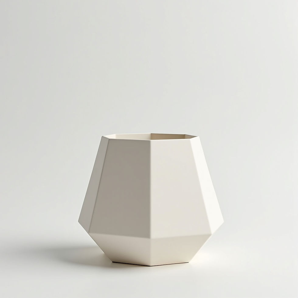 Vaso Cerâmica Minimalista