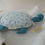 Miniature : Veilleuse Tortue Origami bleu