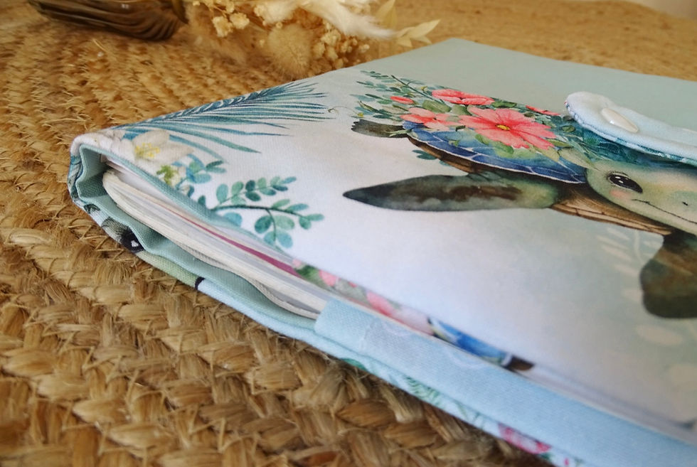 Miniature : Protège carnet de santé Tortue