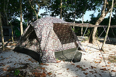 A Similan National Park tent