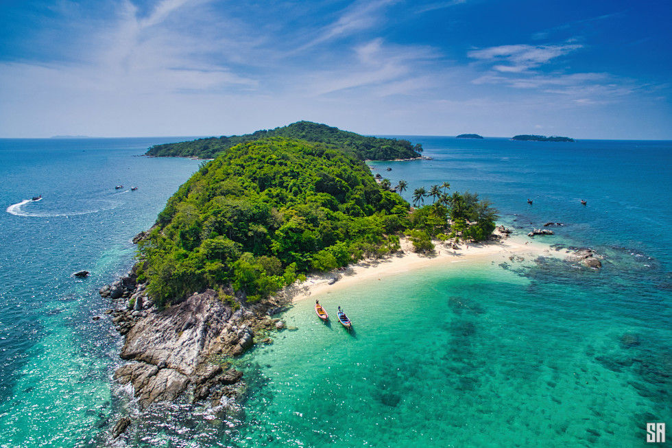 Aerial view of Koh Bon