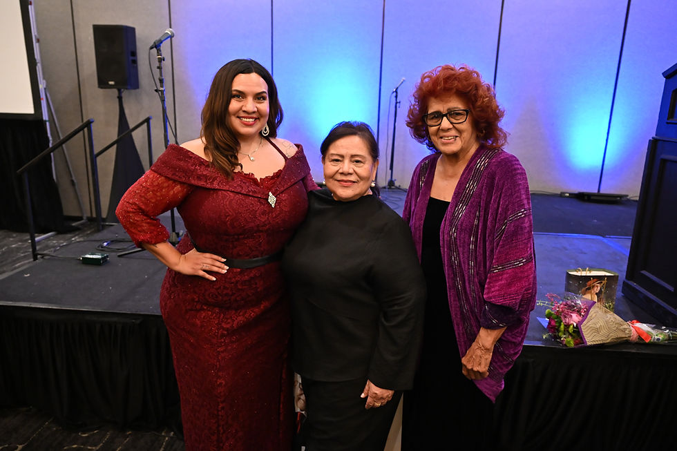 Jessica Estrada, Dr. Esther De Leon, Dr. Grace Morales Scott