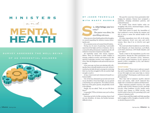 College President Dr. Marty Harris Featured in Influence Magazine's Mental Health Cover Story