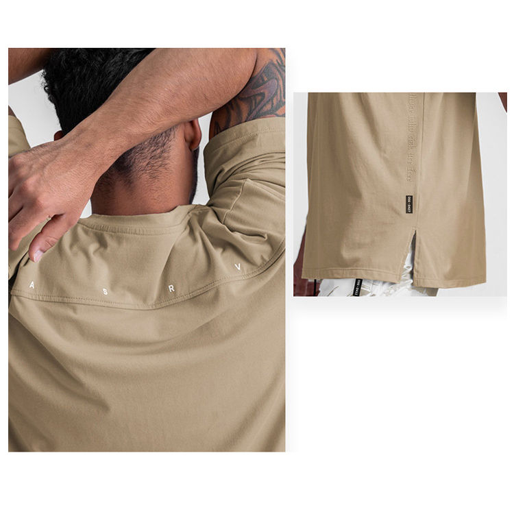 Thumbnail: ASRV Mens Athletic Streetwear Oversized Short Sleeve