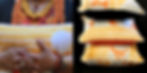 Cushion designs - yellow/orange
