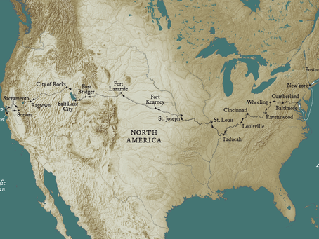 Crossing the Unincorporated Indian Territory in 1849