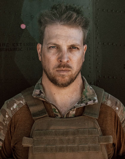 Michael Lieberman Actor headshot in military wardobe