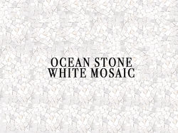 OCEAN STONE WHITE MOSAIC For Inverness Florida New Homes