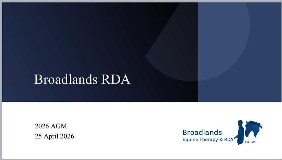Broadlands AGM 2026 