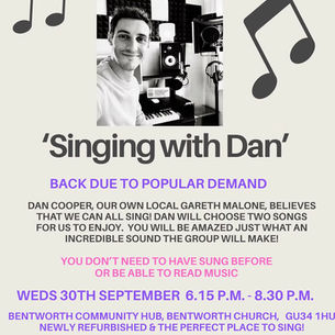 Singing with Dan!