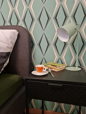 Leselicht im Schlafzimmer Ferienwohnung Riesenbude