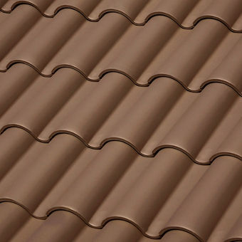 TB-10 Tech Dachziegel Schokolade
